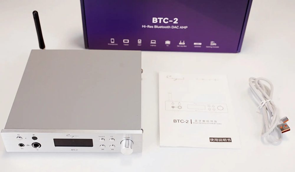 Cayin BTC-2 in the box