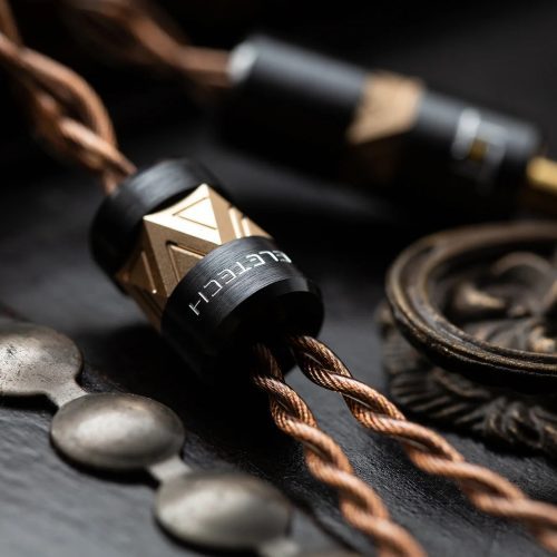 Eletech Raphael | Copper/Gold Upgrade Cable for IEMs-Bloom Audio