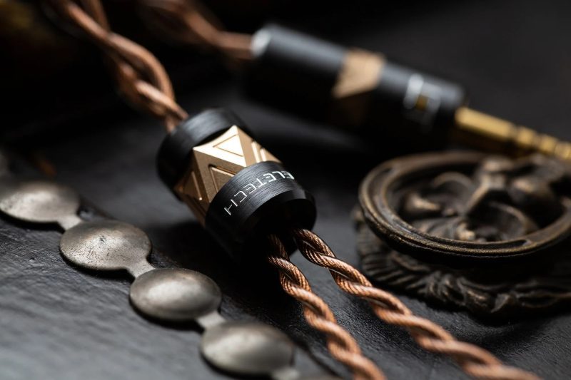 Eletech Raphael | Copper/Gold Upgrade Cable for IEMs-Bloom Audio