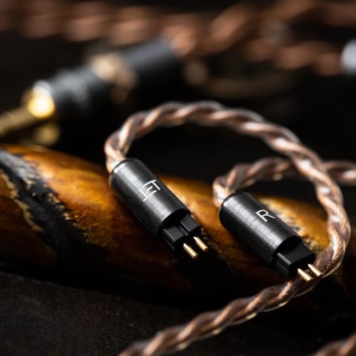 Eletech Raphael | Copper/Gold Upgrade Cable for IEMs-Bloom Audio