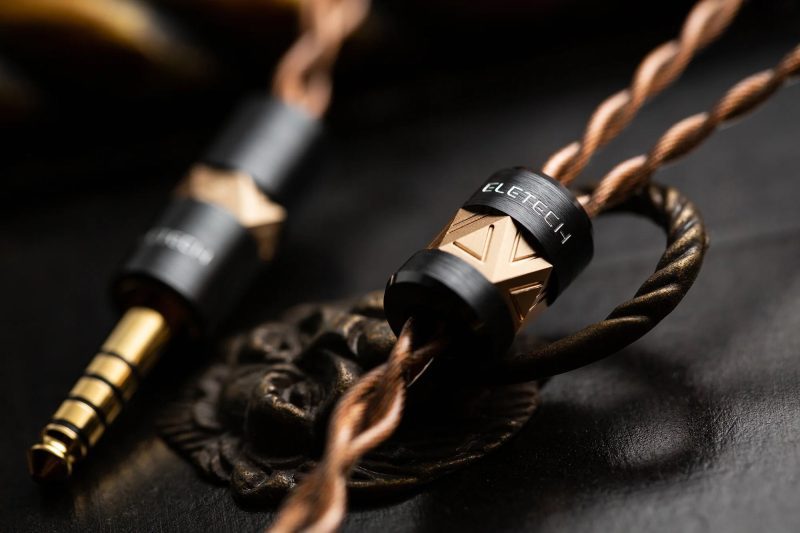 Eletech Raphael | Copper/Gold Upgrade Cable for IEMs-Bloom Audio