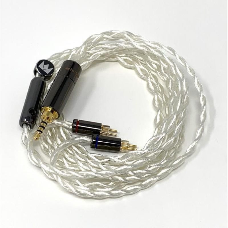 Noble Audio Halley 4 Silver Cable 2 Pin Upgrade Cable for IEMs