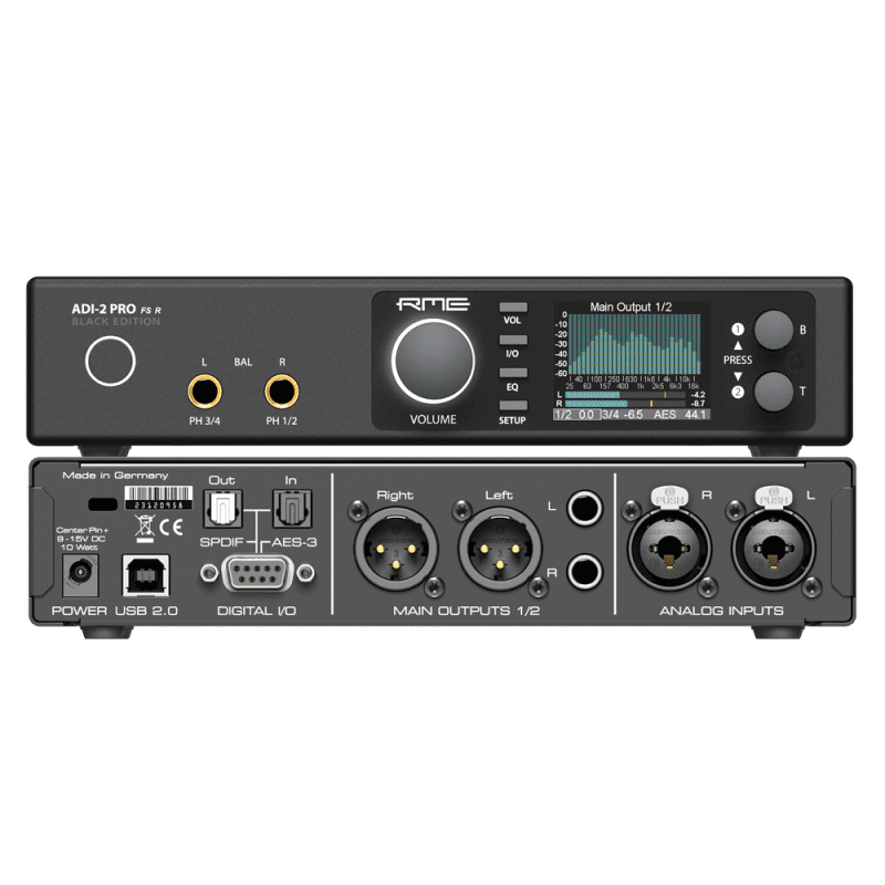 RME ADI 2 Pro FS Black Edition Desktop DAC and Amp 2