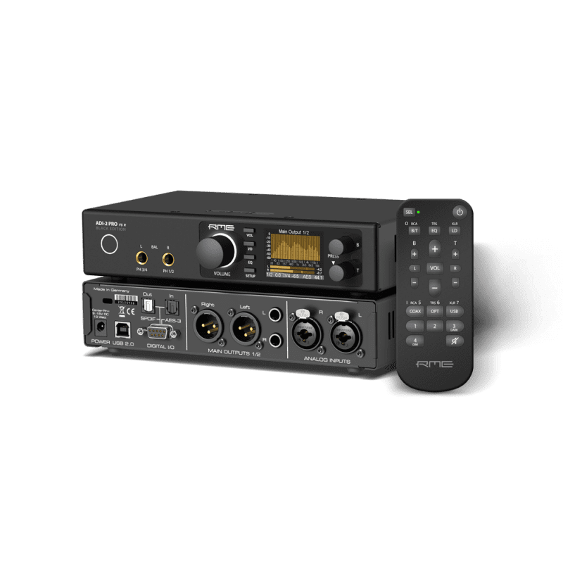 RME ADI 2 Pro FS Black Edition Desktop DAC and Amp