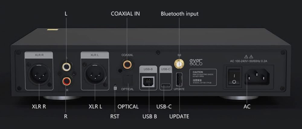 EverSolo DAC-Z8 Input/Output