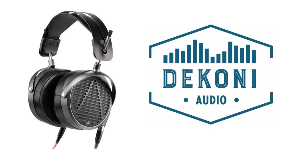 Audeze MM500 front quarter with Dekoni color logo