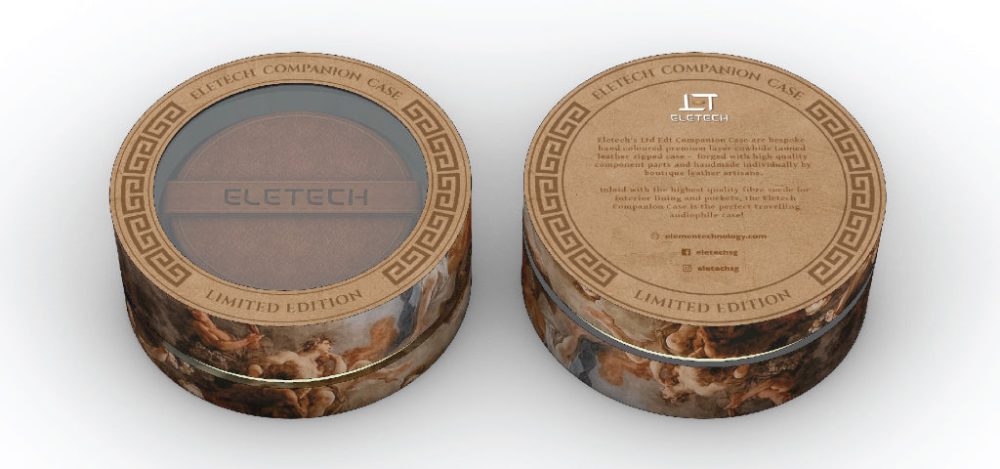 Eletech mahogany companion case packaging