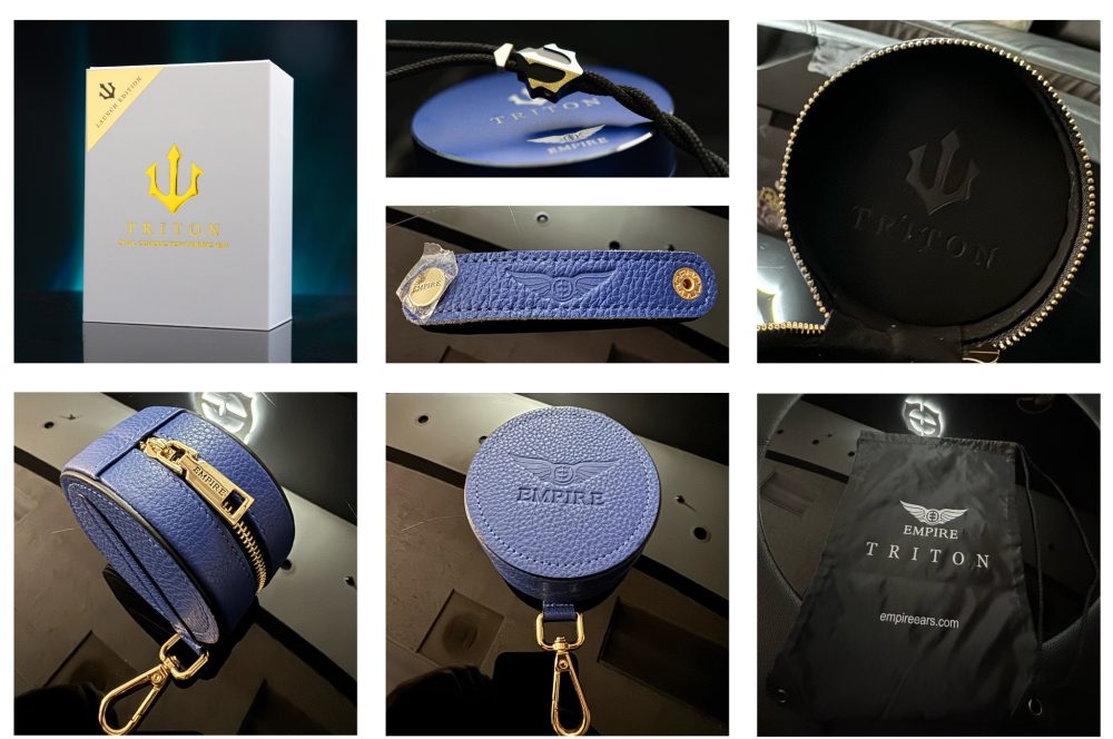 thumbnails showing all included accessories with Empire Ears Triton Launch Edition