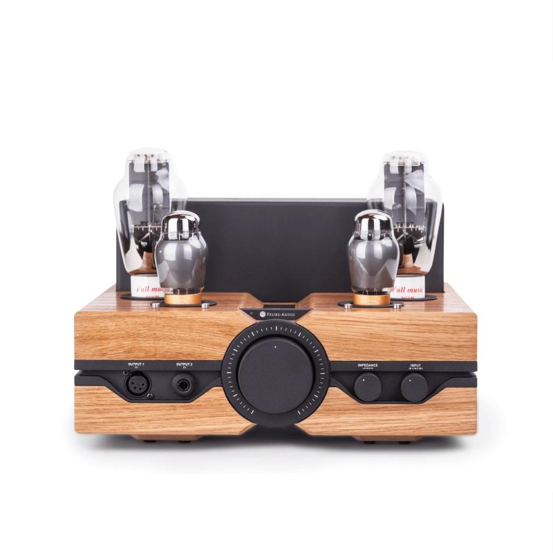 Feliks Audio Envy oak front over white background