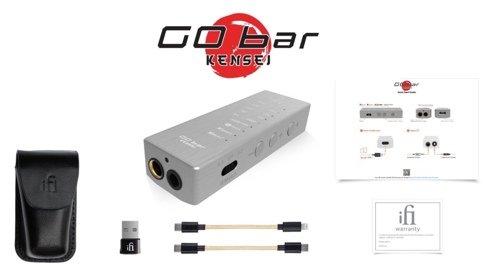 iFi GO bar Kensei with all accessories