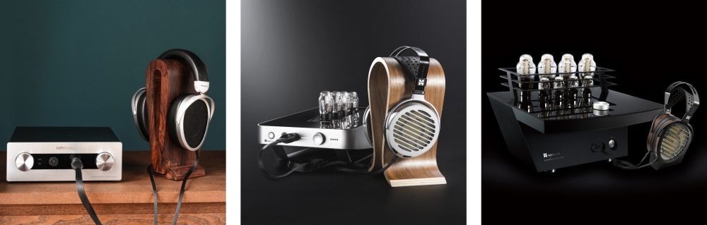 3 lifestyle thumbnails, all three HiFiMAN Shangri-La systems