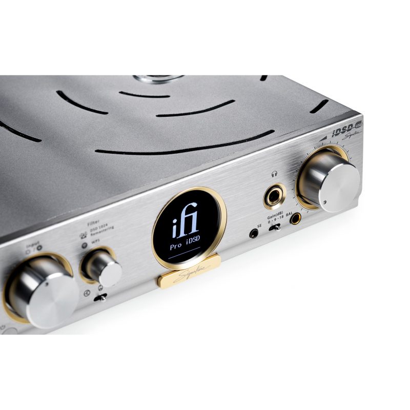 iFi Pro iDSD Signature DAC Solid State Tube Headphone Amp and Streamer 5