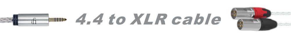 iFi 4.4 to XLR logo with termination thumbnails