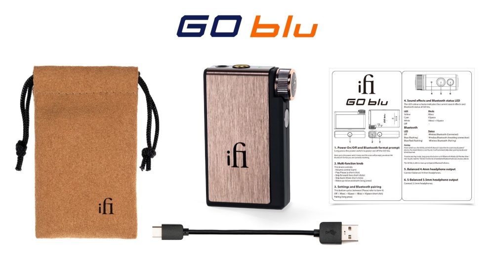 iFi GO Blu included accessories