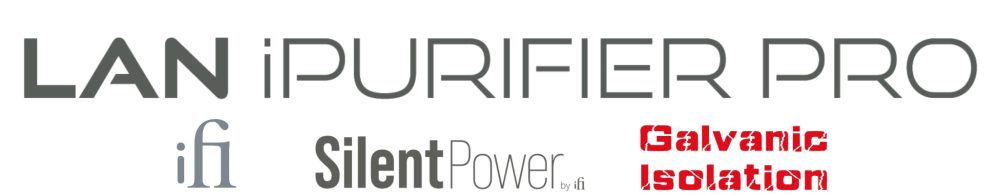 iFi brand and LAN iPurifier Pro logo