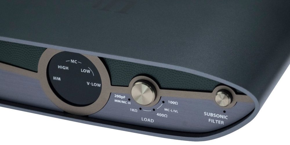 iFi ZEN Phono 3 front right quarter closeup