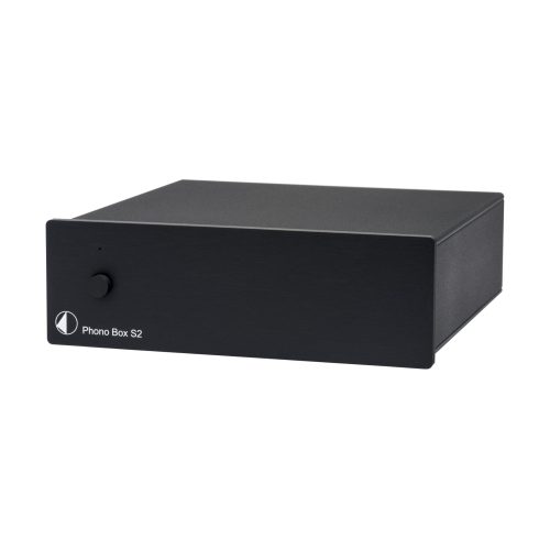 Pro-Ject Phono Box S2 black 3 quarter front whitebox