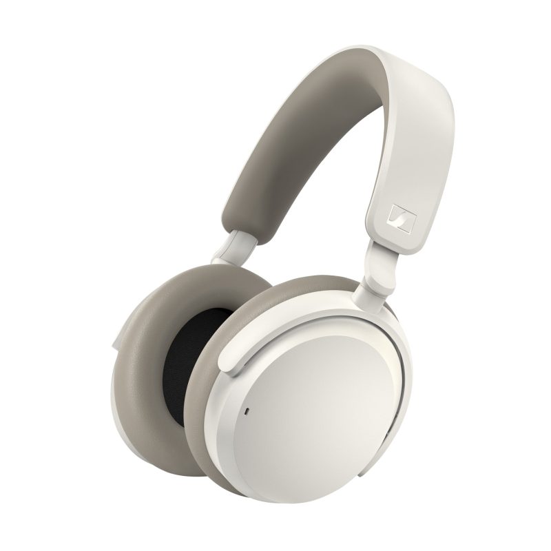 Sennheiser Accentum white 3 quarter profile over white background